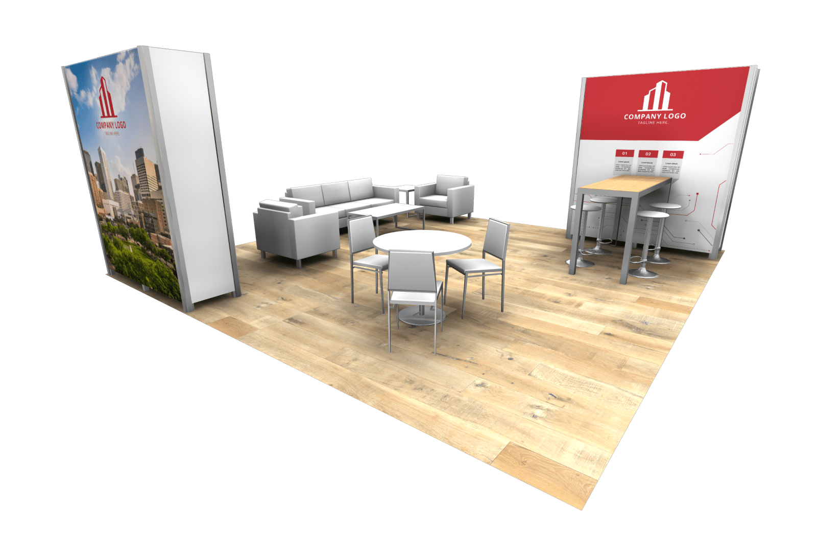 Stand G – 20 pies de ancho